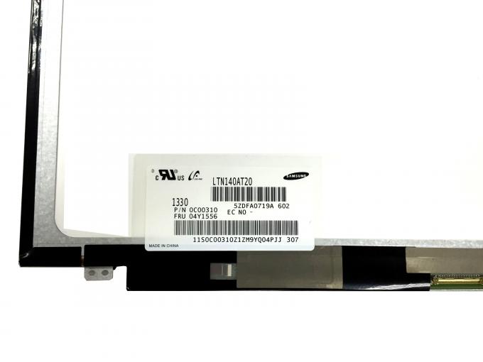 LTN140AT20 14 Pin du remplacement LVDS 40 de panneau de l'écran de pouce/affichage à cristaux liquides avec 200CD/M