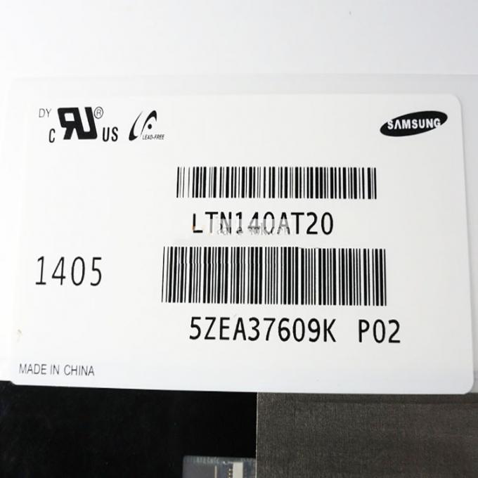 LTN140AT20 Pin d'écran d'affichage à cristaux liquides de 14 pouces/écran 1366x768 HD LVDS 40 de l'ordinateur portable LED