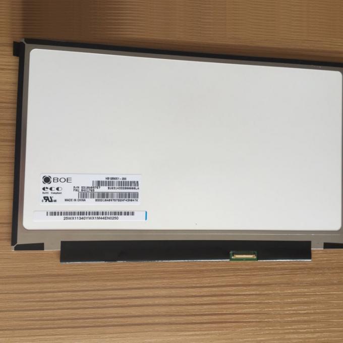 12,5 » écrans minces d'affichage à cristaux liquides/écran HB125WX1 200 de l'ordinateur portable LED informatique 16MS de 30 bornes