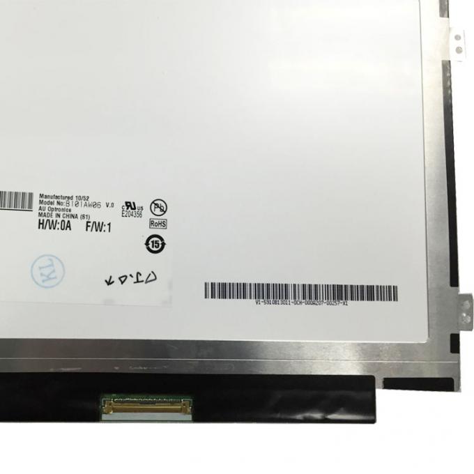 Borne de LVDS 40 écran B101AW06 V 0 de rechange de l'écran d'affichage à cristaux liquides de 10,1 pouces/LED avec 1024x600
