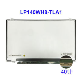 Affichage Lp140wh8 Tla1 1366x768 d'affichage à cristaux liquides de pouce HD de la borne 14 de LVDS 40 pour l'ordinateur portable d'atterrisseur