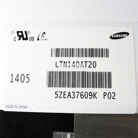 LTN140AT20 14 Inch LCD Screen / Laptop LED Screen 1366x768 HD LVDS 40 Pin